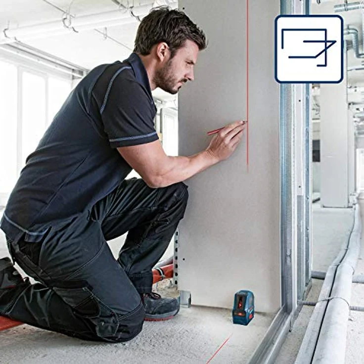 Bosch Professional Kreuzlinienlaser GLL 2-10 (roter Laser, Max. Reichweite: 10 m, 3x AA Batterien, Schutztasche, im Karton) – Bild 6