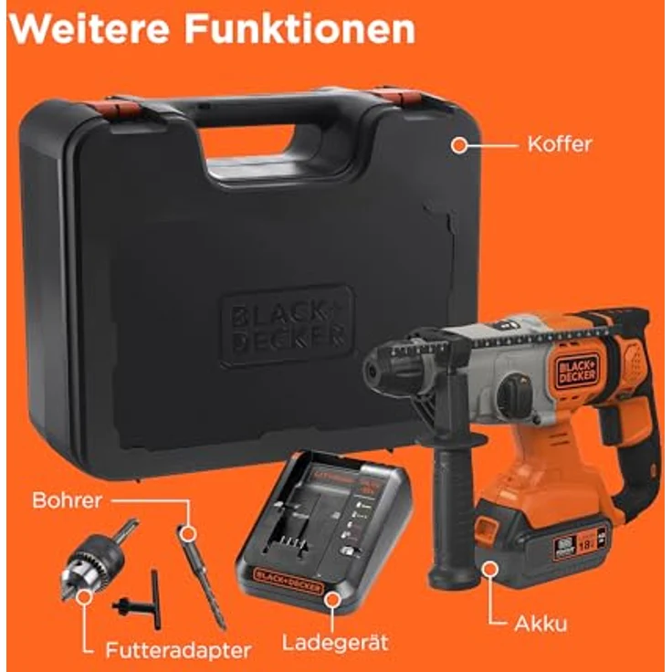 Black&Decker BCD900M1K-QW Bohrhammer – Bild 12