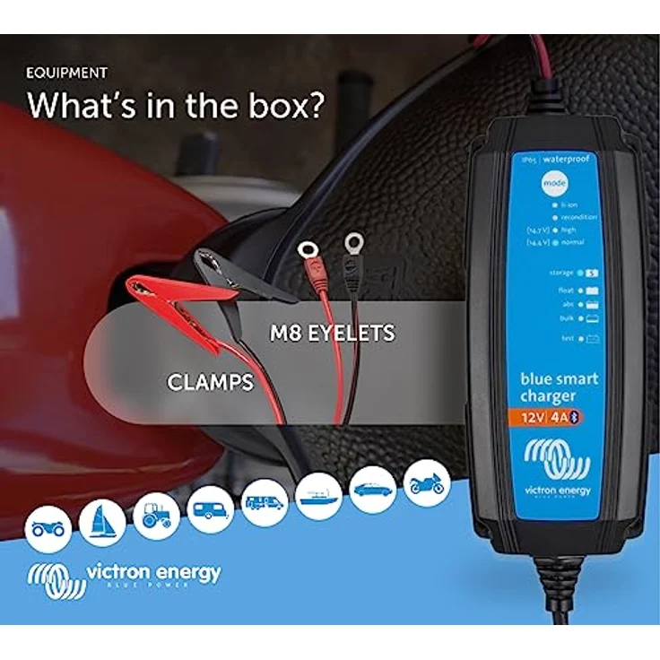 Victron Blue Smart IP65 Charger 12/4 230V Batterieladegerät – Bild 6