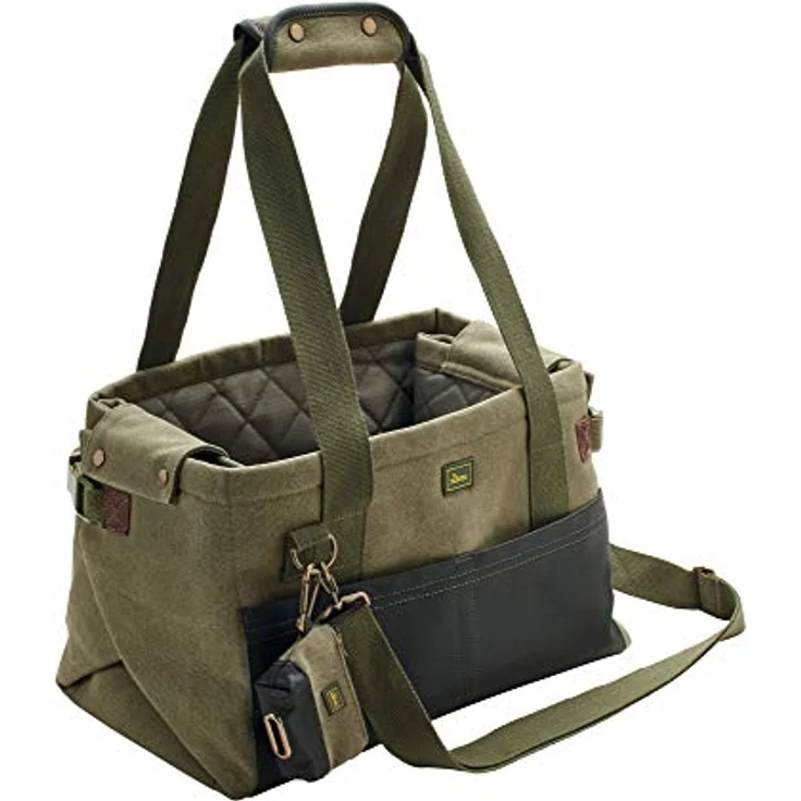 HUNTER Madison 2-in-1 Tragetasche & Decke für Hunde und Katzen, praktisch für unterwegs und auf Reisen Farbe Khaki, Größe one-Size – Bild 3