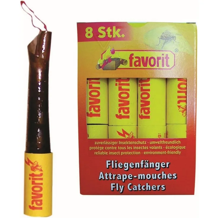 favorit Insektenschutz-Vorhang Favorit 1294 Fliegenfänger, 8er Pack, extra langanhaltend, made in Germany