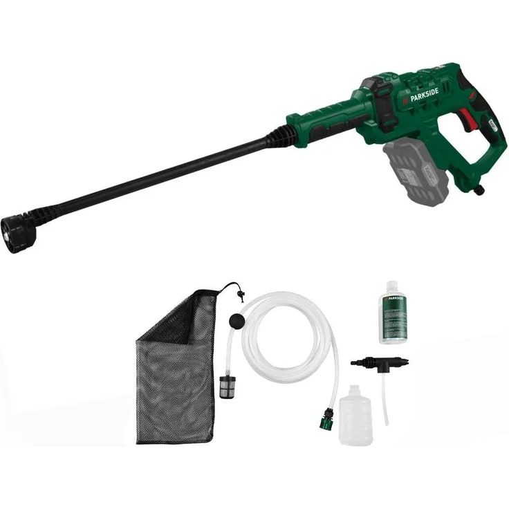 PARKSIDE Akku Druckreiniger PDRA 20-Li, 25 bar max. Druck, 6 Sprüharten, leicht und mobil, ohne Akku und Ladegerät: Tests, Infos & Preisvergleich