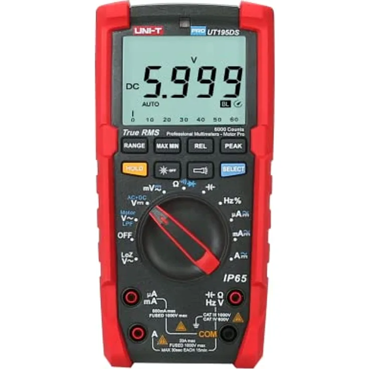 Uni-T PRO UT195DS / MIE0297 / True RMS/LCD Bildschirm/Taschenlampe