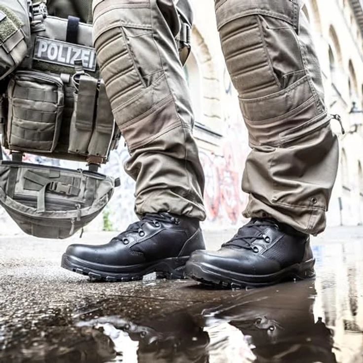 HAIX Tactix GTX Gore-Tex® Einsatzstiefel, wasserdicht und atmungsaktiv, schwarz, Schuhgröße 43 (UK 8.5) – Bild 3