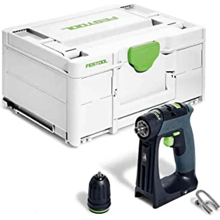 Festool Akku-Bohrschrauber CXS 18-Basic (mit Schnellspannbohrfutter, Gürtelclip), im Systainer