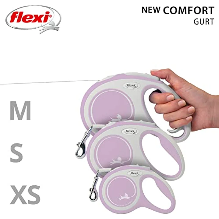 flexi New Comfort Hundeleine, 5 m, Rosa CF10T5.251.RO.20 blau small – Bild 5