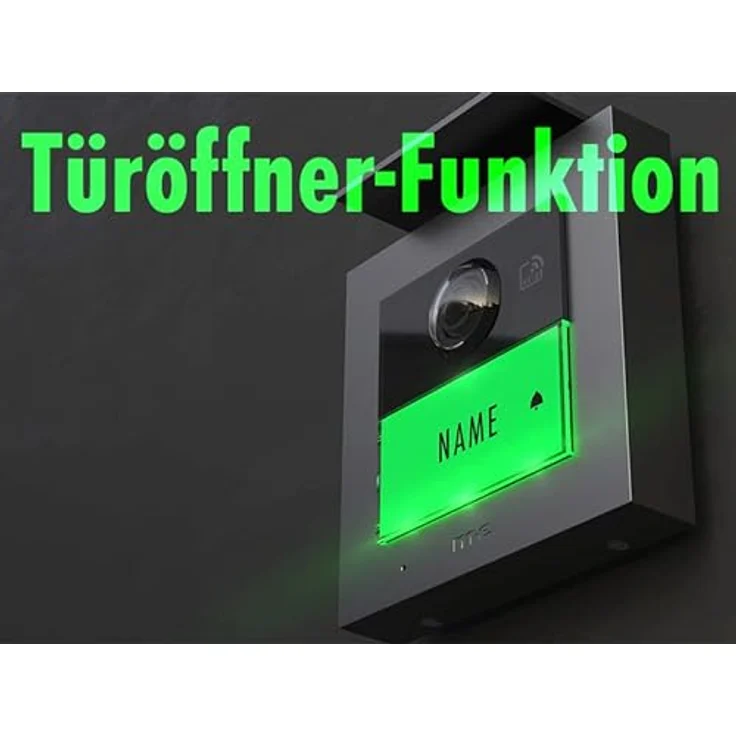 m-e VS-21 S Vistasmart iP Video-Türsprechstation aus silber beschichtetem Aluminium | Türklingel mit Kamera und RFID | Klingel mit Kamera, WLAN/LAN | Video Türklingel Eingangsüberwachung IP44 – Bild 5