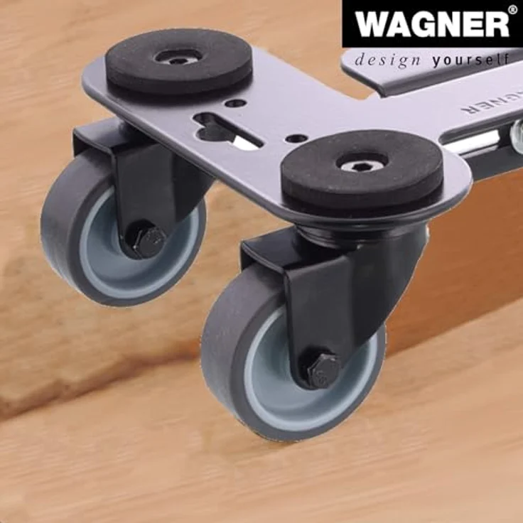 WAGNER Transportroller, Möbelroller aus beschichtetem Industriestahl mit ausziehbarer Ladefläche (59-86 cm), Tragkraft 250 kg, flexibel anpassbar – Bild 4