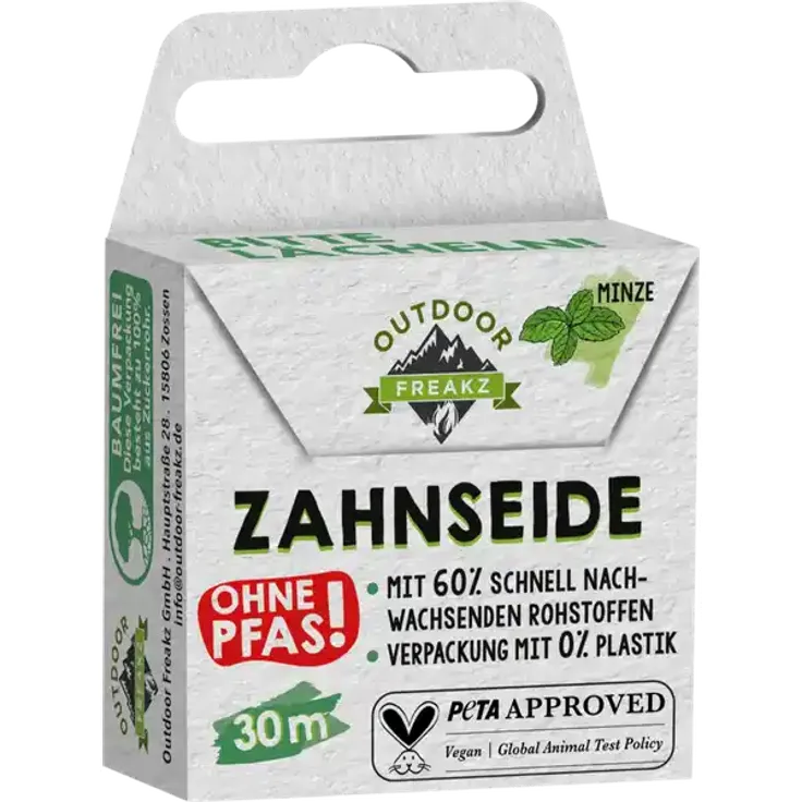Outdoor Freakz Zahnseide, Minze 30m