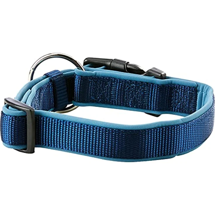 Nobby Halsband Classic Preno, blau / blau L: 30-45 cm, B: 20/25 mm, 1 Stück – Bild 2
