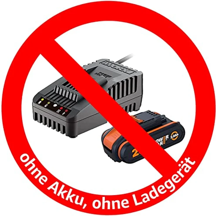 WORX WX550.9 Stichsäge zum Schneiden von Holz, Stahl & PVC, 2-in-1 Universalsäge mit Stich- & Säbelsäge & schneller Umstellung, mit Staubbläser & Pendelhub, ohne Akku & Ladegerät – Bild 3