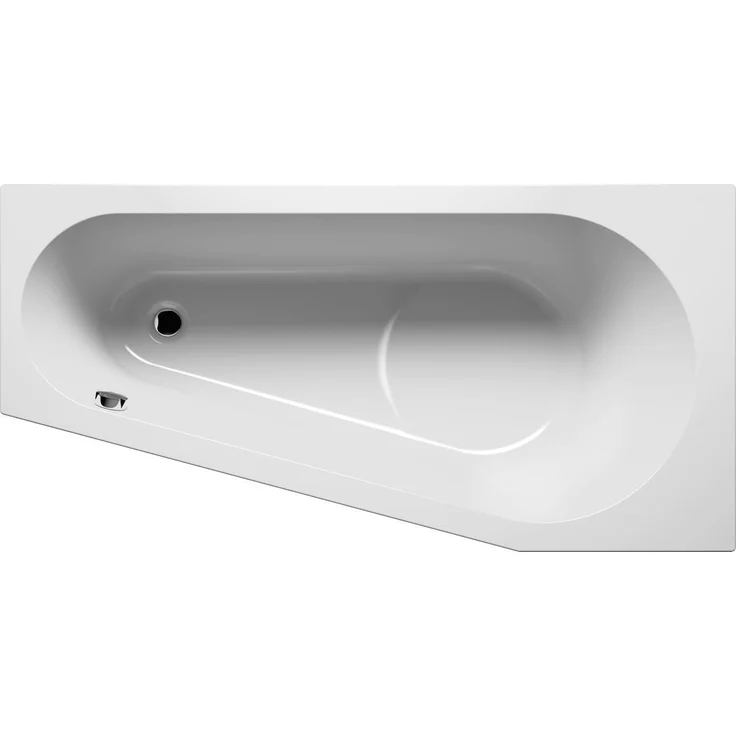 Riho Delta, Badewanne für Eckeinbau, links, 1 Platz, weiß, B067001005