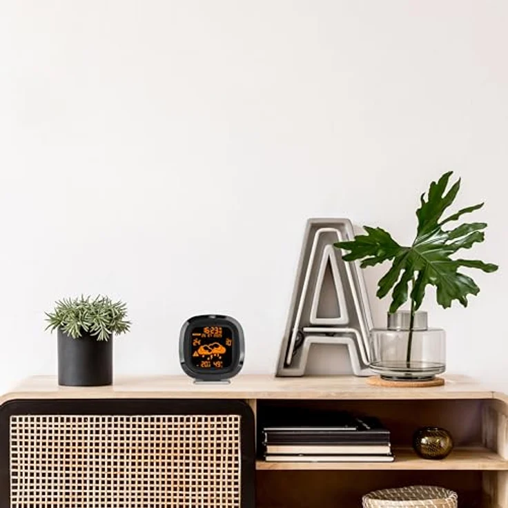 TFA TFAme 35.8102.01 WLAN Wetterstation, professionelle Wettervorhersage, invertiertes Display, Schwarz – Bild 6