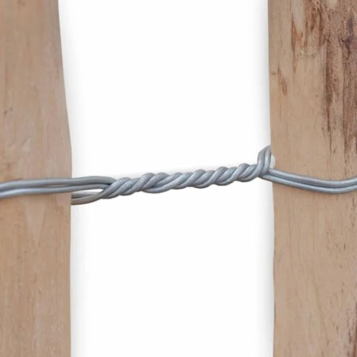 STILTREU Staketenzaun Haselnuss, 100 cm hoch, 5 Meter lang, Lattenabstand 3-5 cm, witterungsbeständig, handgefertigt – Bild 3