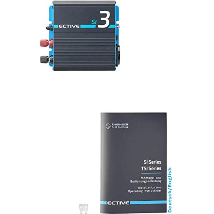 ECTIVE SI-Serie Sinus Wechselrichter 300W 24V zu 230V 7 Varianten: 300W - 3000W 24 Volt 300 Watt Spannungswandler DC auf AC, 24 V auf 230V Stromwandler, Inverter mit reiner Sinuswelle – Bild 5