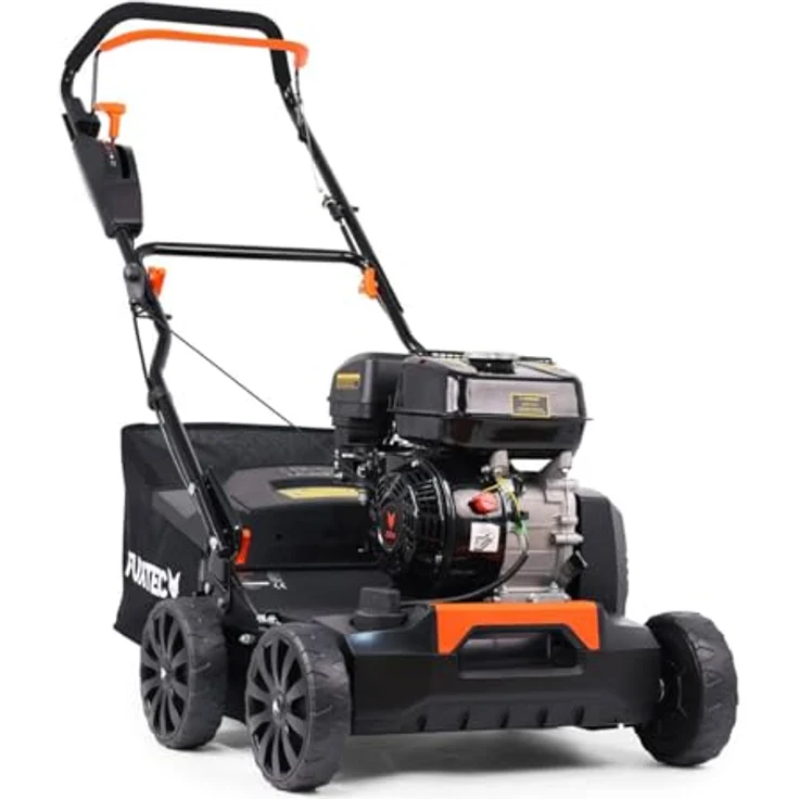 FUXTEC Vertikutierer 3in1 FX-BV240 4-Takt-Motor 4,1kW 18 Messer und 24 gefederte Krallen Front-Tragegriff und 45L Fangkorb – Bild 3