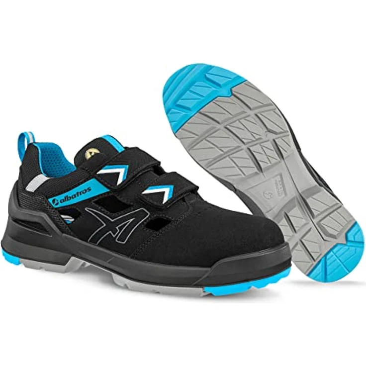 Albatros FORGE AIR BLACK/BLUE LOW Arbeitsschuh mit FLEXLITE Technologie – Bild 5