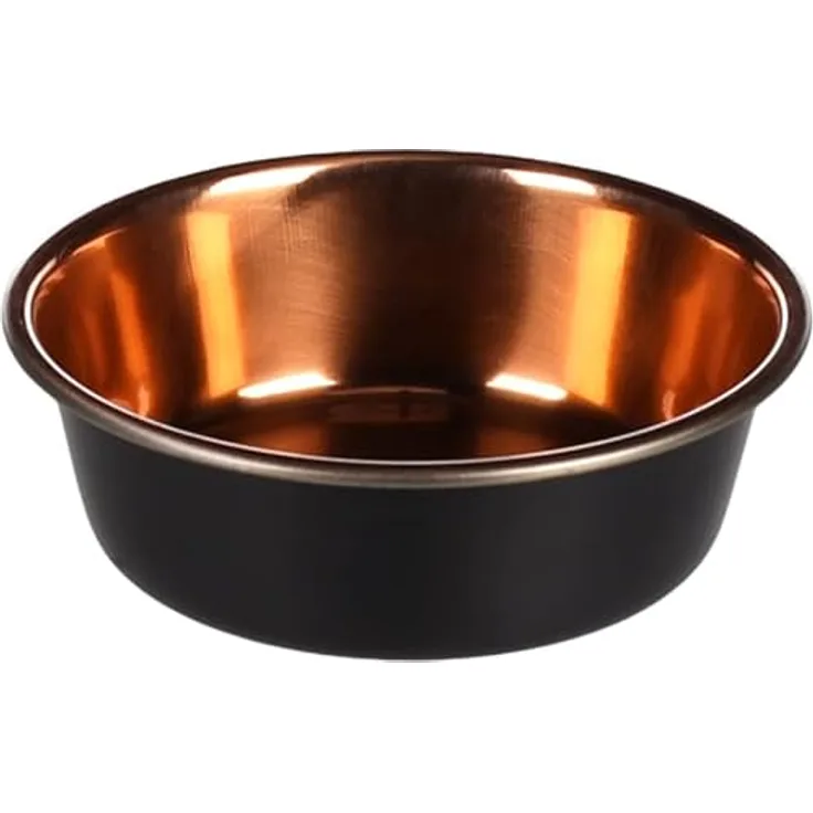 Flamingo Futternapf Ezra 300 ml – Edelstahl/Edelstahl – rutschfest – spülmaschinenfest