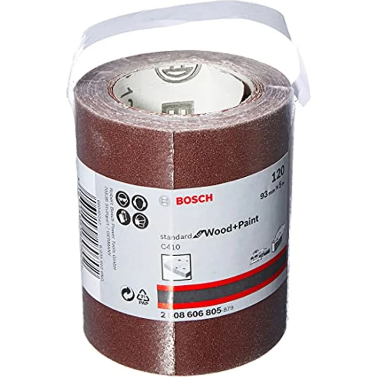 Bosch Professional Schleifrolle für Weichholz, Breite: 93 mm Länge: 5 m Körnung 120 C410) - Preisvergleich – Bild 2