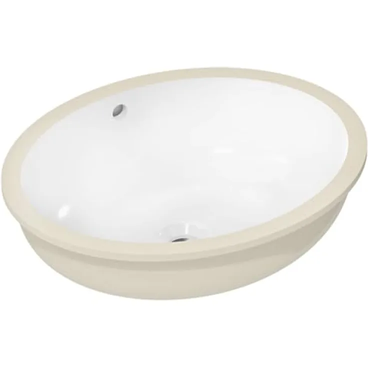 Hansgrohe Xuniva D Unterbauwaschtisch, mit Überlauf, SmartClean, 500x400mm, weiß