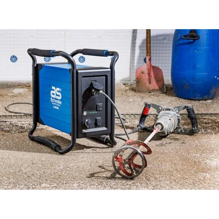 As - Schwabe ECO Powerstation 5000, leistungsstarke Power Station mit 2,40 kWh Akku, 2500 W Dauerleistung, IP54, mobil und schadstofffrei, 29,4 kg – Bild 2