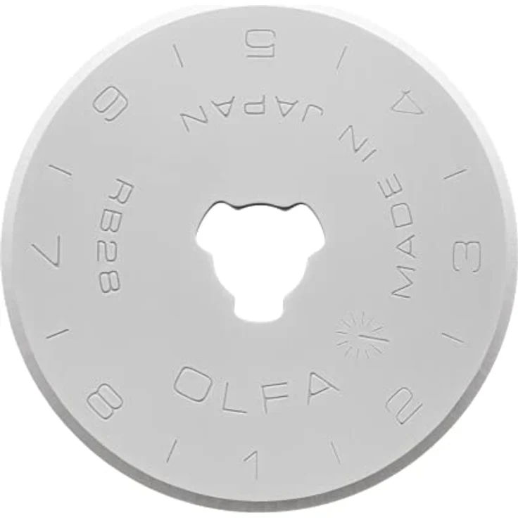 10 Ersatzklingen für Rollschneider 28mm , OLFA Klinge RB28 – Bild 2