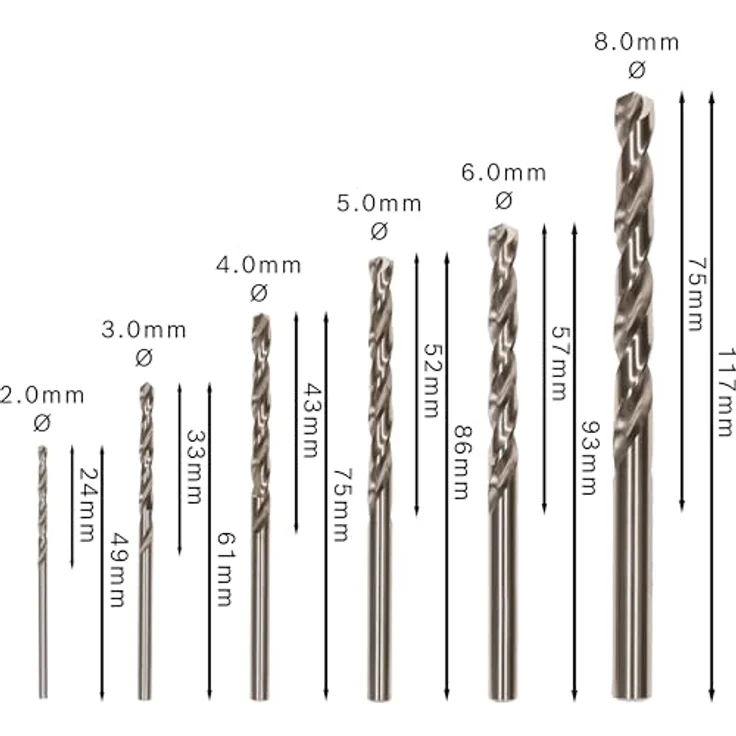 Bosch Professional 6tlg. Metallbohrer-Set HSS-G Robust Line (für Metall, geschliffen, Zubehör Bohrschrauber) – Bild 3