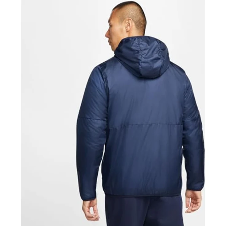 Nike Park 20 Fall, Herren Laufjacke, Wasserabweisende Herbstjacke mit Kapuze, Blau, Größe S – Bild 8