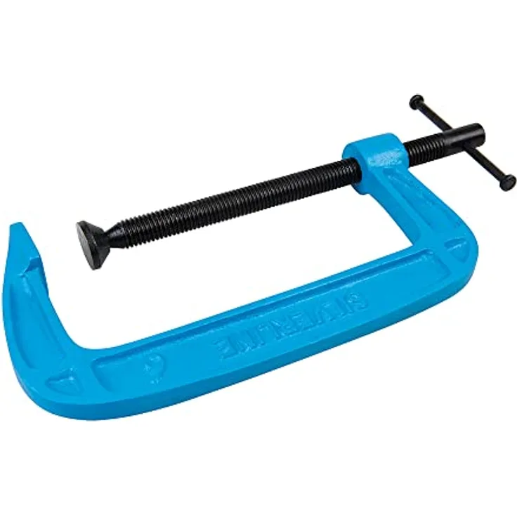 Silverline 605787 G-Klemme, Blau 3005C