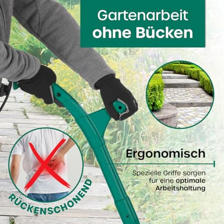 EASYmaxx Fugenreiniger elektrisch 140W in Grün – Bild 4
