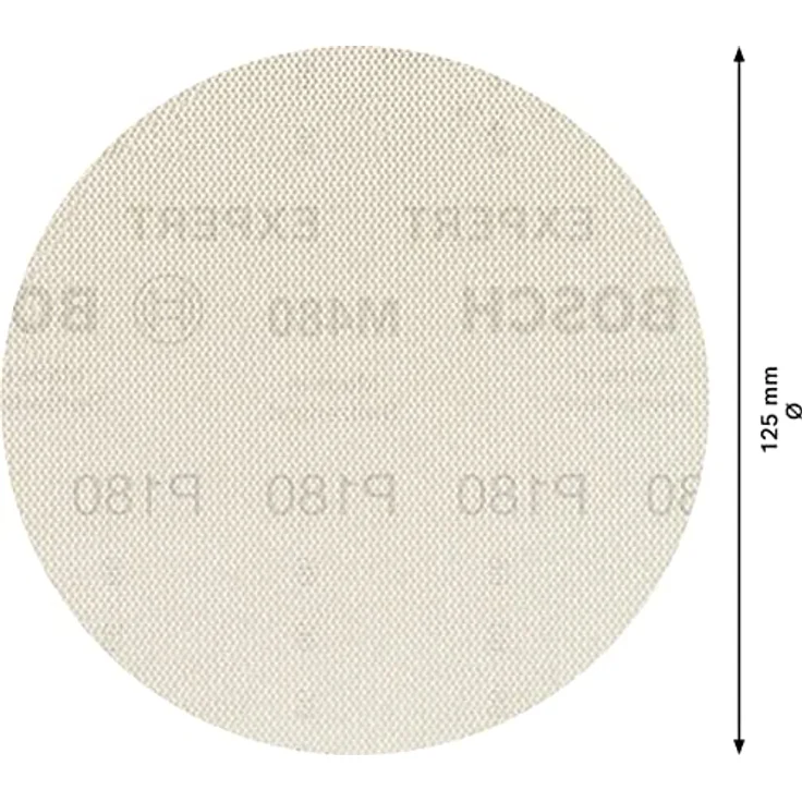 Expert M480 Schleifnetz für Exzenterschleifer, 125 mm, G 180, 5 Stück – Bild 3