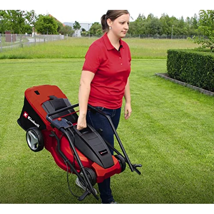 Einhell Elektro-Rasenmäher GC-EM 1500-36 Rasenschneider Mäher Grasfangbox 38l – Bild 2