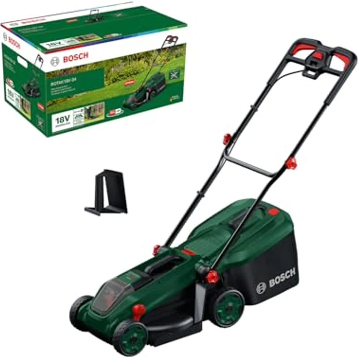 Bosch Akku-Rasenmäher Rotak18V-34 Solo, 34 cm Schnittbreite, bürstenloser Motor, 3-in-1-Funktionalität, ohne Akku und Ladegerät – Bild 2