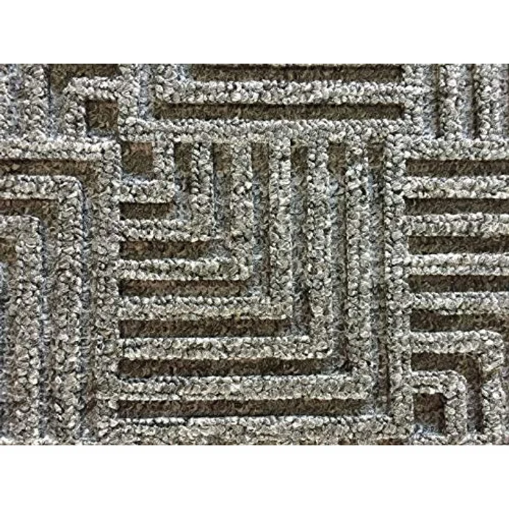 ASTRA Fussmatten - Sauberlauf - Schmutzfang - Outdoorfußmatte - Fussabtreter - Stufenteppiche geeignet - strapazierfähige Türmatte - 50 x 80 cm - Silber – Bild 5