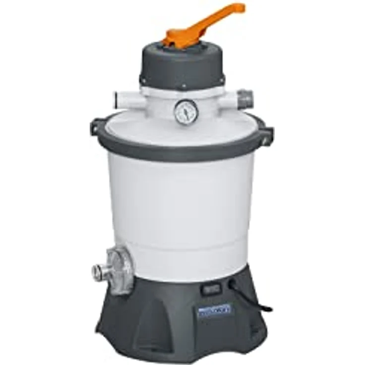 Bestway Flowclear Sandfilteranlage, 3.028 l/h, 85 W, korrosionsbeständig mit 6-Wege-Ventil und integriertem Vorfilter – Bild 7