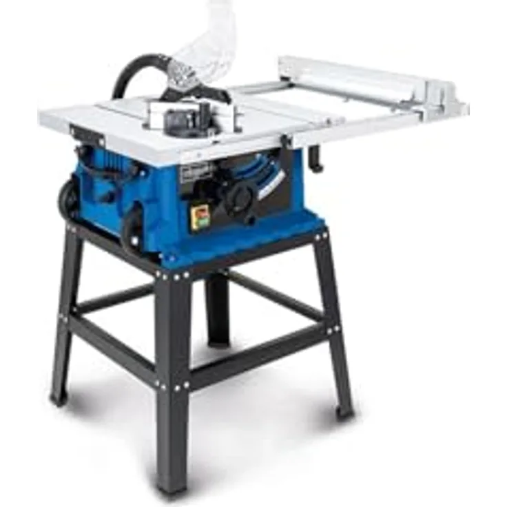 Scheppach Tischkreissäge HS105, 2000W, 90mm Schnitthöhe, Ø255mm, schwenkbar bis 45°, 640x920mm Tischverbreiterung, inkl. Querschneidlehre