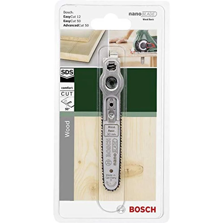 Bosch Sägeblatt Wood Basic 50 (mit NanoBlade Technologie für EasyCut 12, 50, AdvancedCut 18 und AdvancedCut 50) – Bild 2