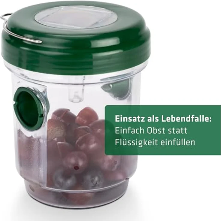 Gardigo 2in1 Solar-LED-Light 66643 Wespenfalle (Ø x H) 95mm x 117mm Grün 1St. – Bild 5