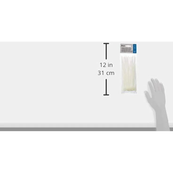Kopp 356800097 Kabelbinder, Sortiment: je 25 Stück: 100, 150 und 200 mm, transparent – Bild 5