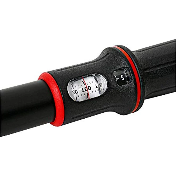 STIER Drehmomentschlüssel Premium+, Umschaltknarre mit 1/2 Zoll Aufnahme, Anzugsmoment: 40-200 Nm, Links- und Rechtsanzug, Sichtfenster für Drehmomenteinstellung am Griff – Bild 3