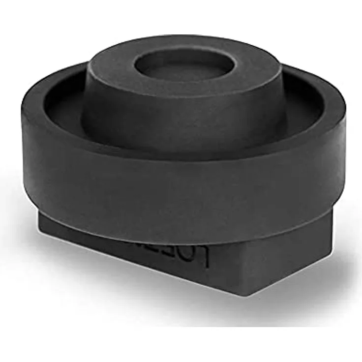 On and Off Universelle Gummiauflage, 5T 65mm x 33 mm mit Nut und Waffeloberfläche für Wagenheber und Hebebühnen Rangierwagenheber