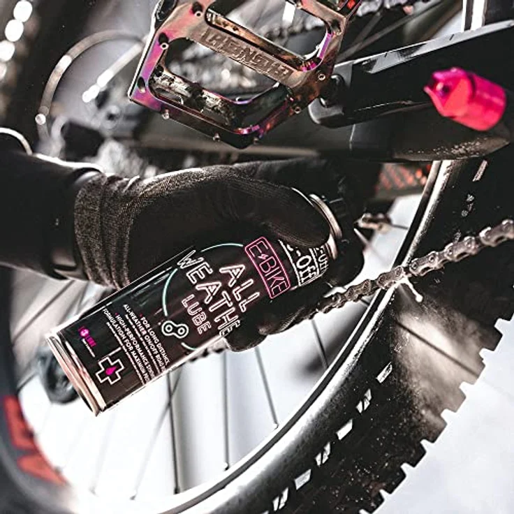 Muc-Off E-Bike All-Weather Chain Lube Allwetter- Kettenöl, 250 ml - Premium E-Bike Kettenfett, Kettenspray Fahrrad - Formuliert Für Alle Wetterbedingungen – Bild 5