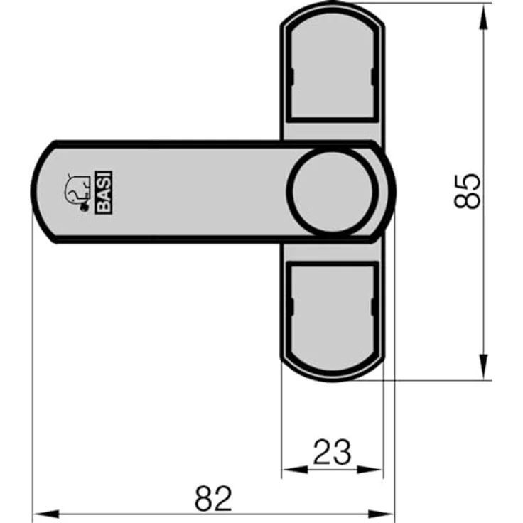 BASI - Fenster- und Fenstertürenzusatzsicherung - SET - 5x FS 500 - Braun - 5x1100-0051 – Bild 4