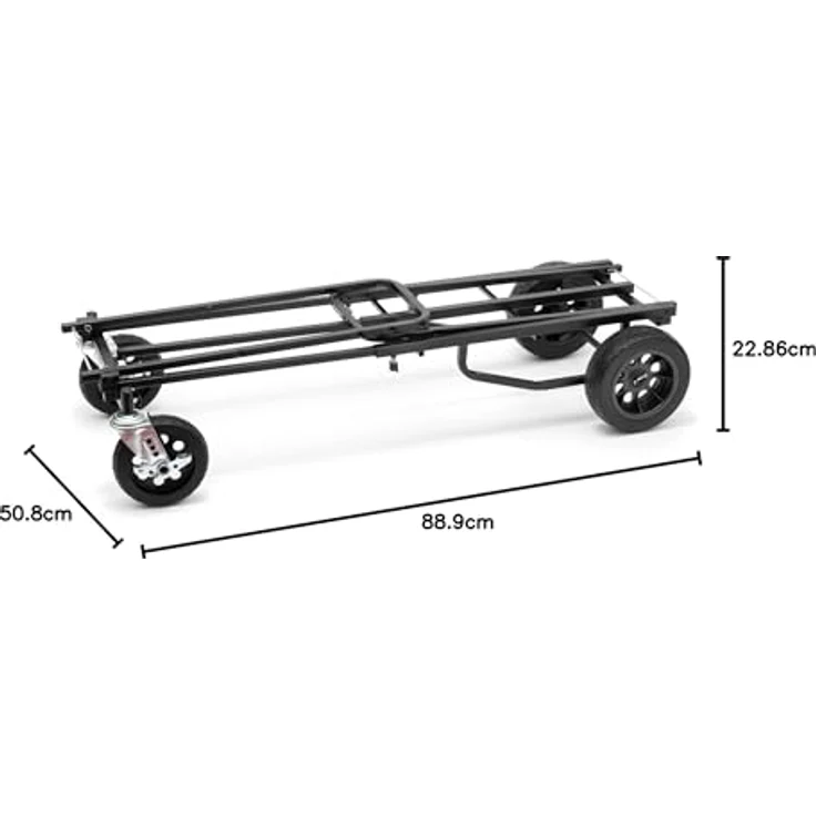 RocknRoller R12RS All Terrain Stealth, Transportwagen mit 226 kg Tragkraft, 8-in-1 Anpassungsfähigkeit und robusten R-Trac Reifen – Bild 10