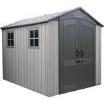 LIFETIME Gartenhaus & Gerätehaus Luna | 280x213x228 cm Grau | Kunststoff Gartenschuppen & Geräteschuppen