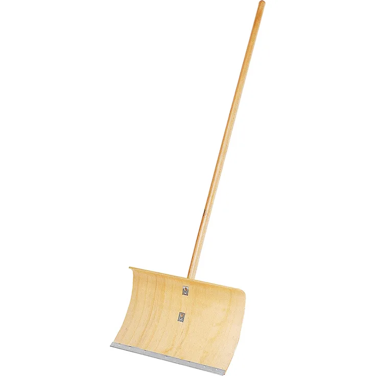 Triuso 10x Triuso, Schneeschaufel aus Holz mit 50 cm Breite und Stiel