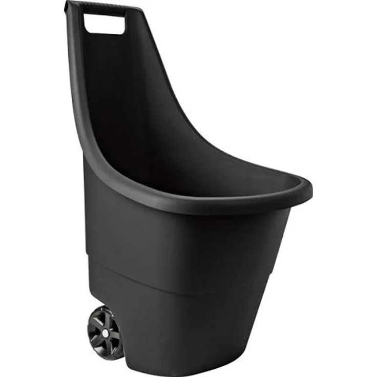 Keter EASY GO BREEZE, Schubkarre mit 50 L Volumen, ideal für Garten- und Bauarbeiten, Grau – Bild 1