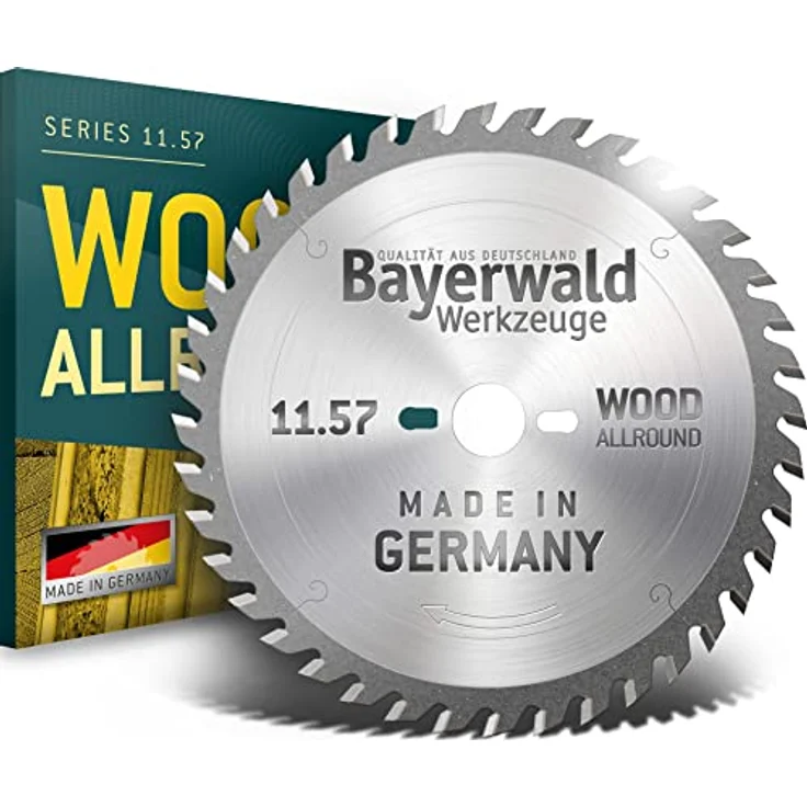 Bayerwald - HM Kreissägeblatt - Ø 165 x 1.8 x 20 | Z=36 WZ | Serie 11.57 - geringe Schnittbreite, ideal für Akku-Kreissägen – Bild 1