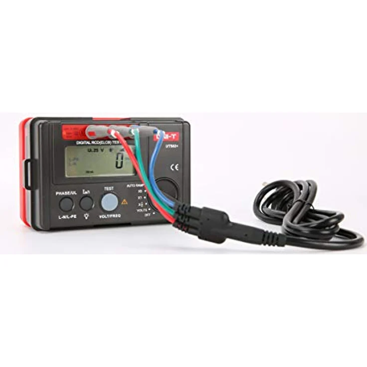 Uni-T UT582+, Multimeter und RCD-Prüfgerät für einphasige Stromkreise, Spannungsbereich 195 V bis 253 V – Bild 4
