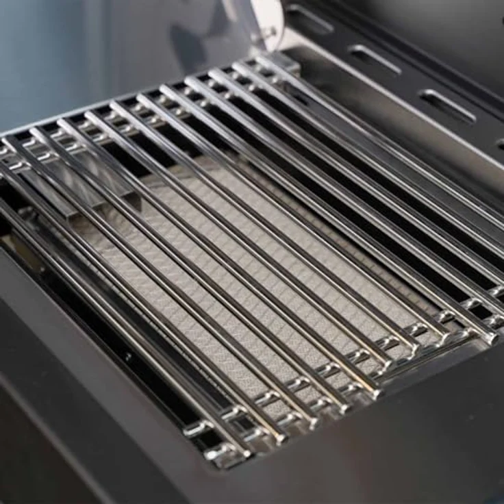 SANTOS S-418 Pro Edelstahl Gasgrill mit Seitenbrenner, Heckbrenner, hochwertiger Edelstahlhaube und Profi-Ausstattung – Bild 8